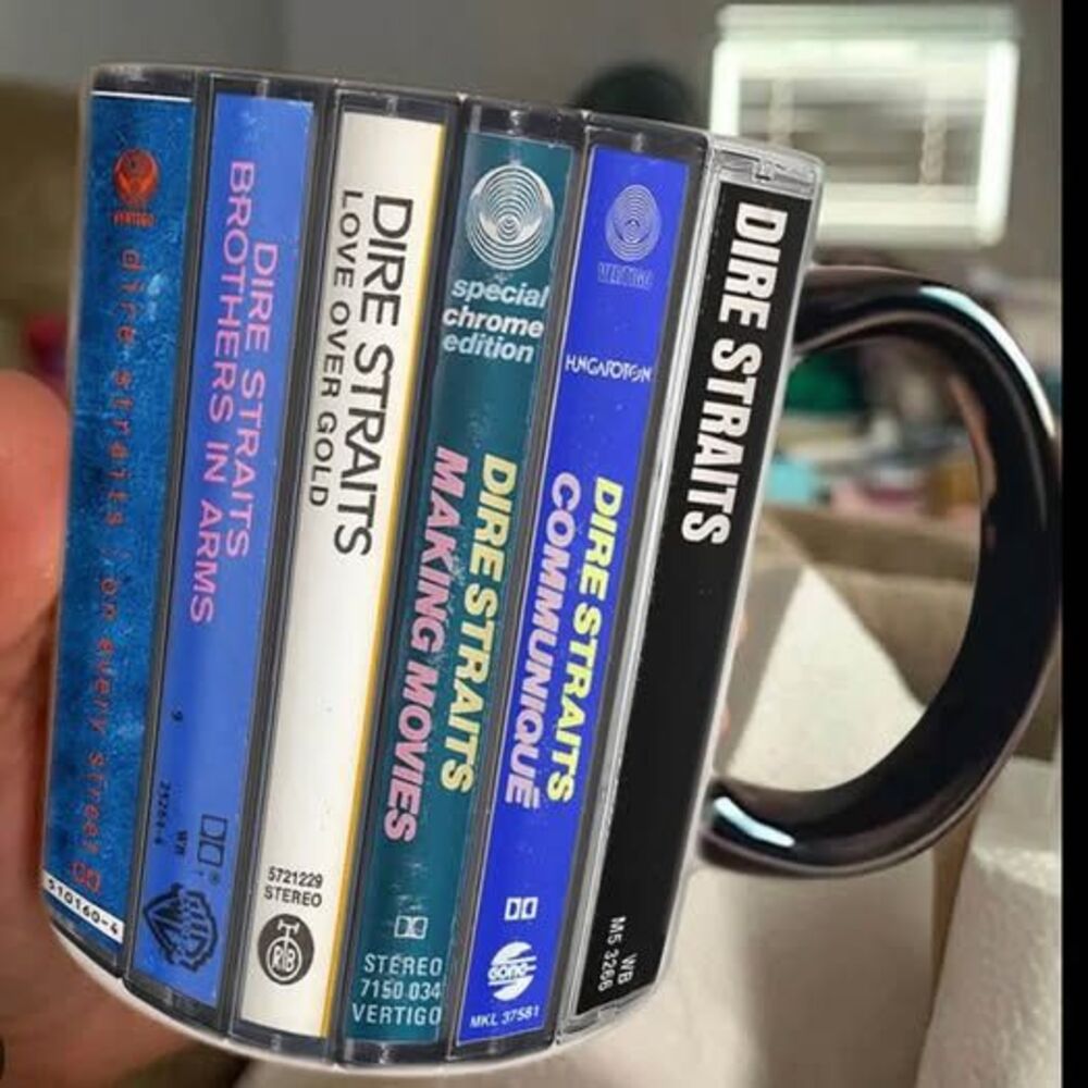 Dire Straits Album Stack Coffee Mug - 20 fl oz, Brand New cup